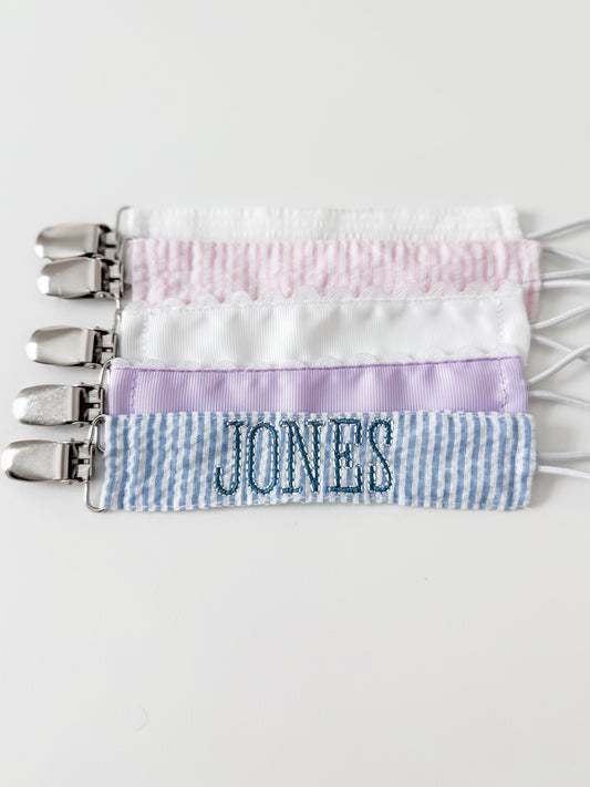 Personalized Pacifier Clip