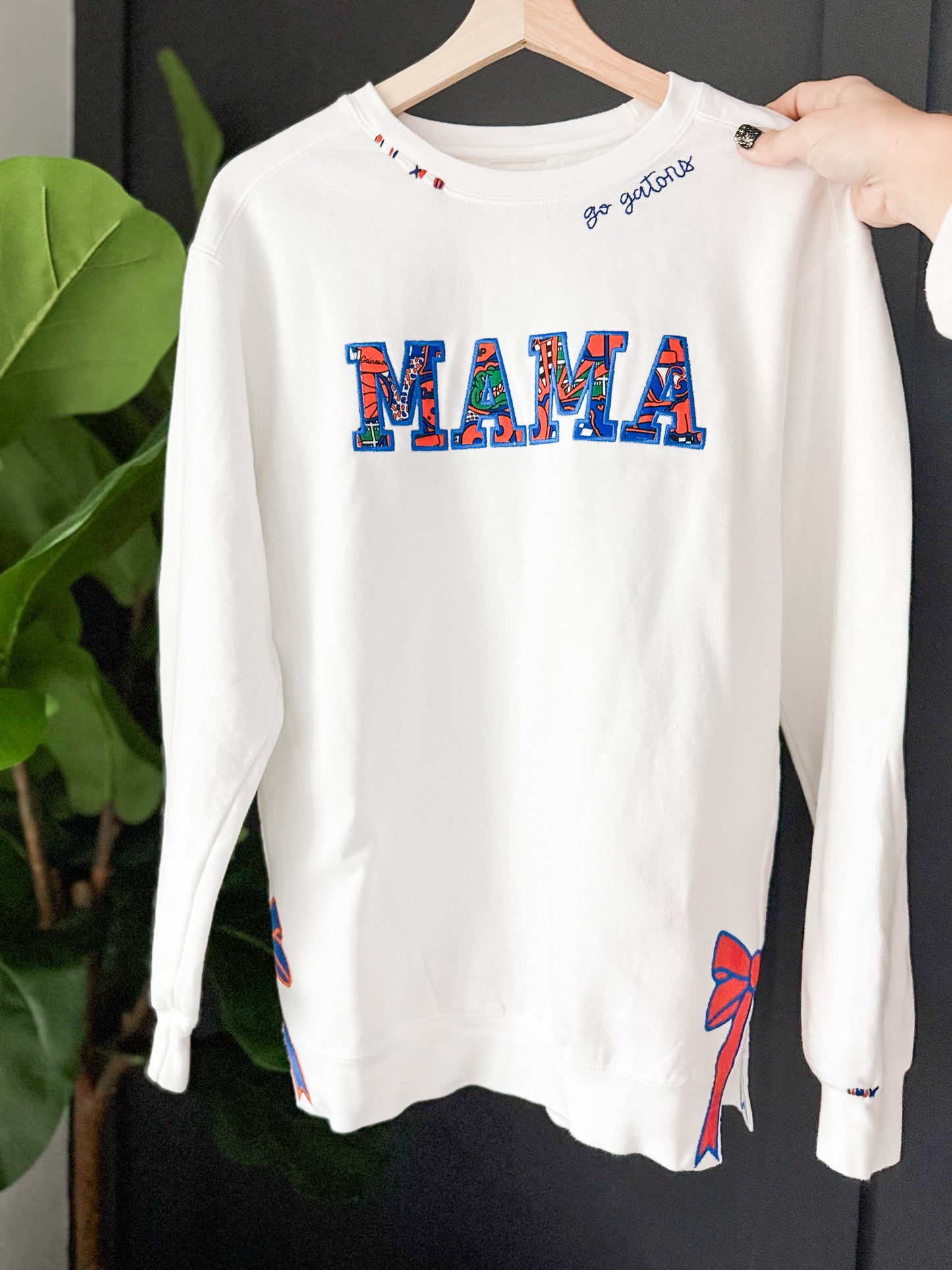 Mama Sports Appliqué Crewneck